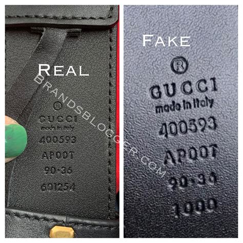 gucci belt serial number fake